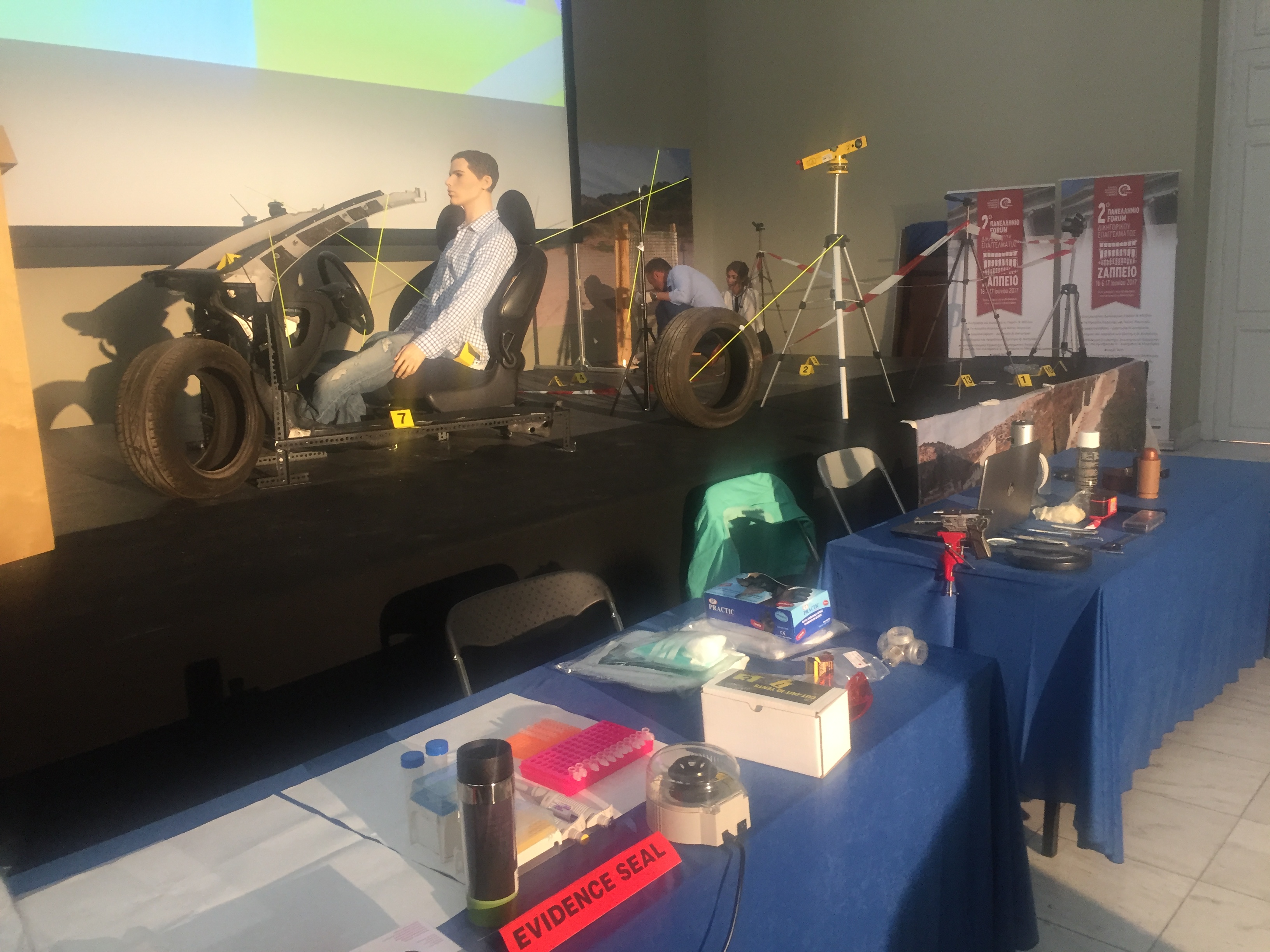Forensic presentation at Zappeion — 1